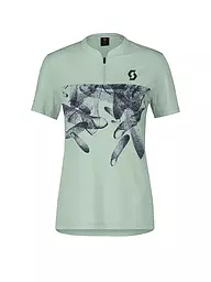 SCOTT | Damen Radtrikot Trail Flow Zip SS | Hellgrün