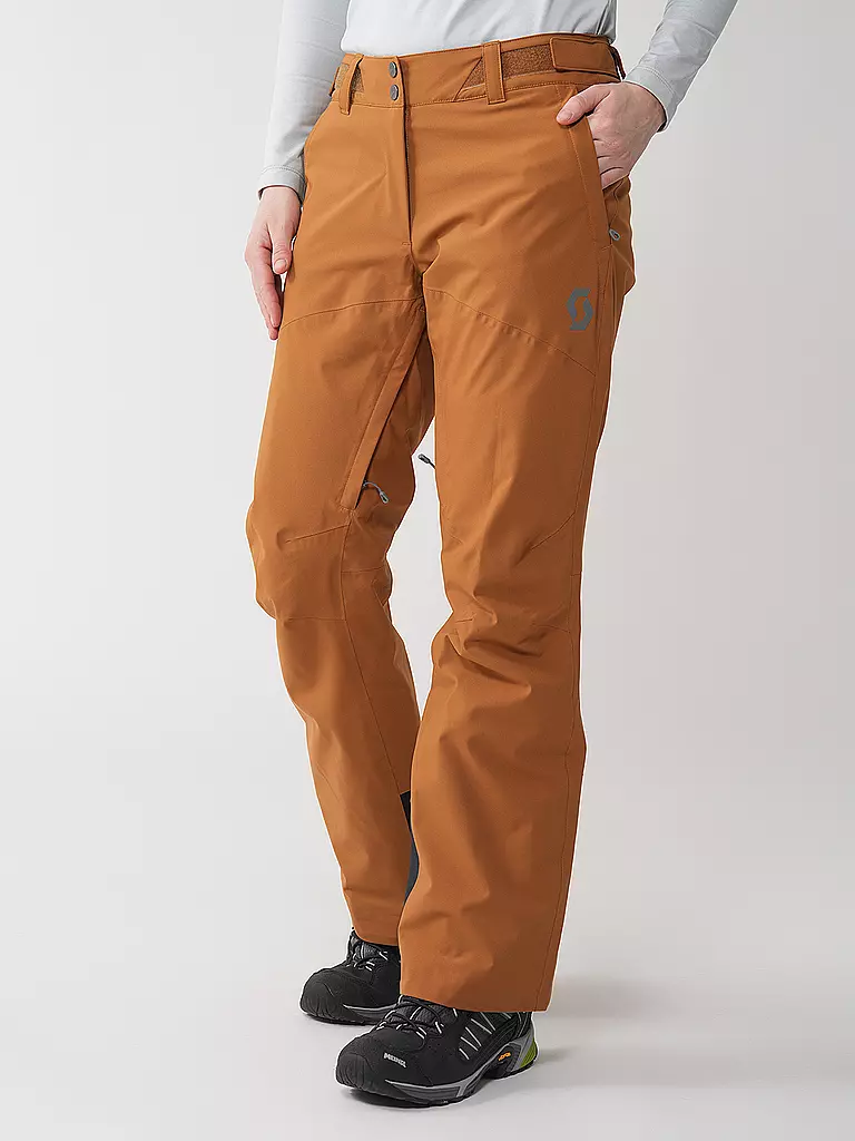 SCOTT | Damen Skihose Ultimate Dryo 10 | hellbraun