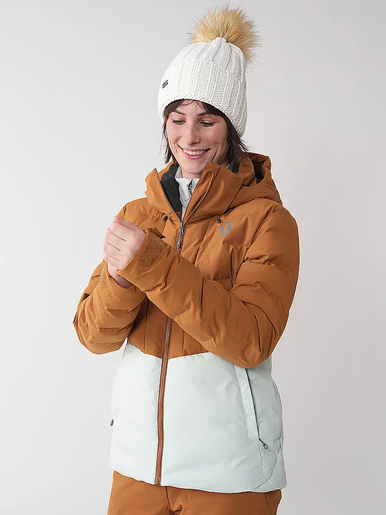 SCOTT | Damen Skijacke Ultimate Warm | hellbraun