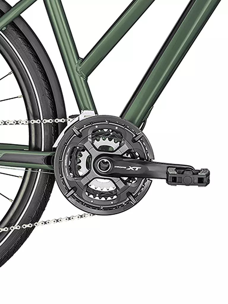 SCOTT | Damen Urban Bike SUB Sport 10 | dunkelgrün