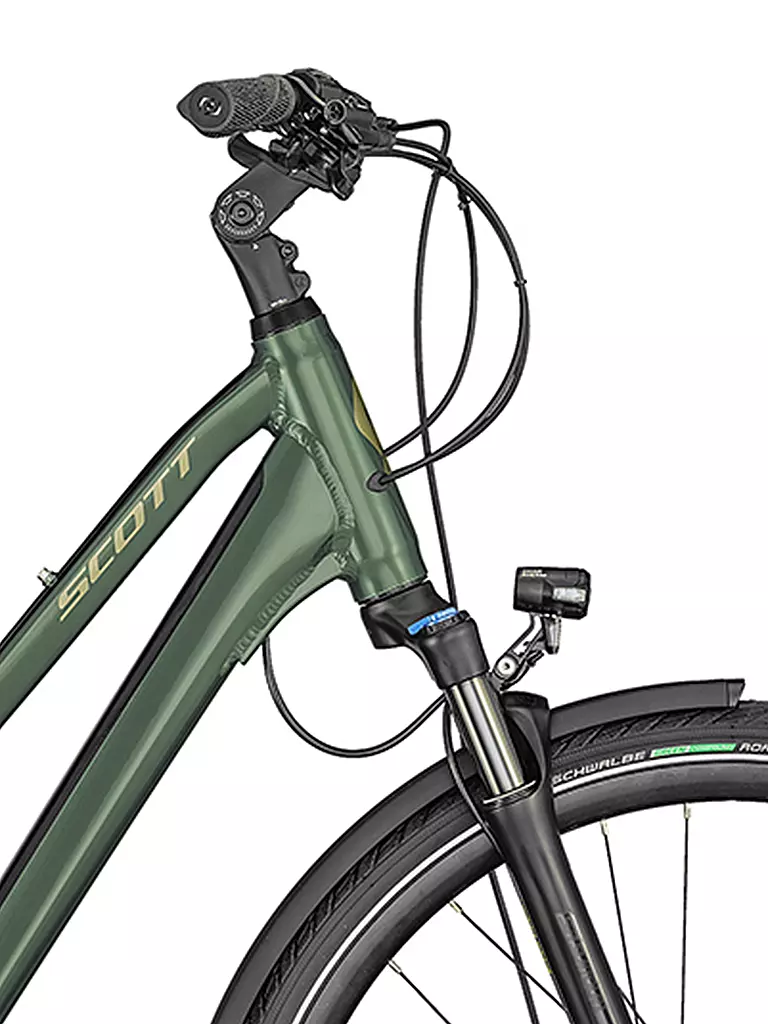 SCOTT | Damen Urban Bike SUB Sport 10 | dunkelgrün