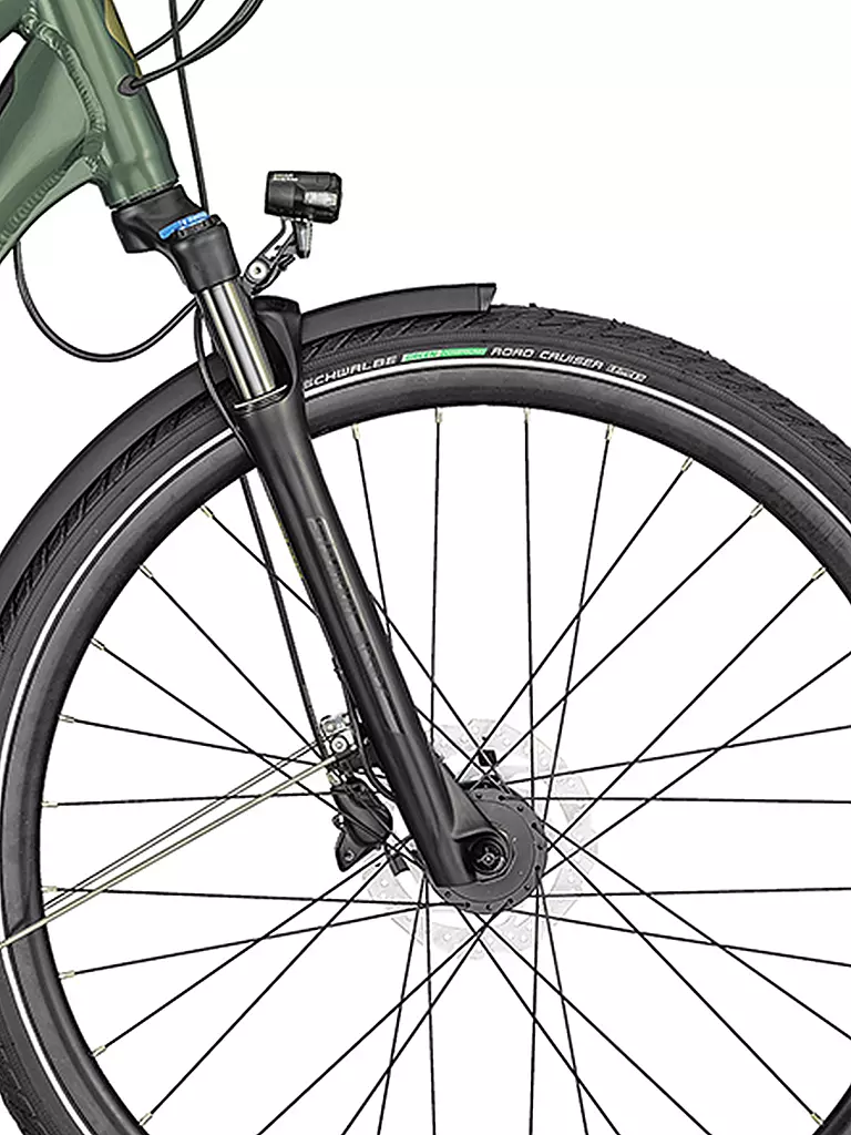 SCOTT | Damen Urban Bike SUB Sport 10 | dunkelgrün