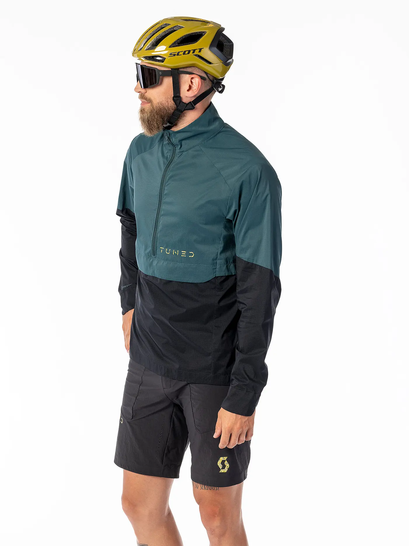 SCOTT | Herren Radjacke Tuned Anorak WB | dunkelgrün