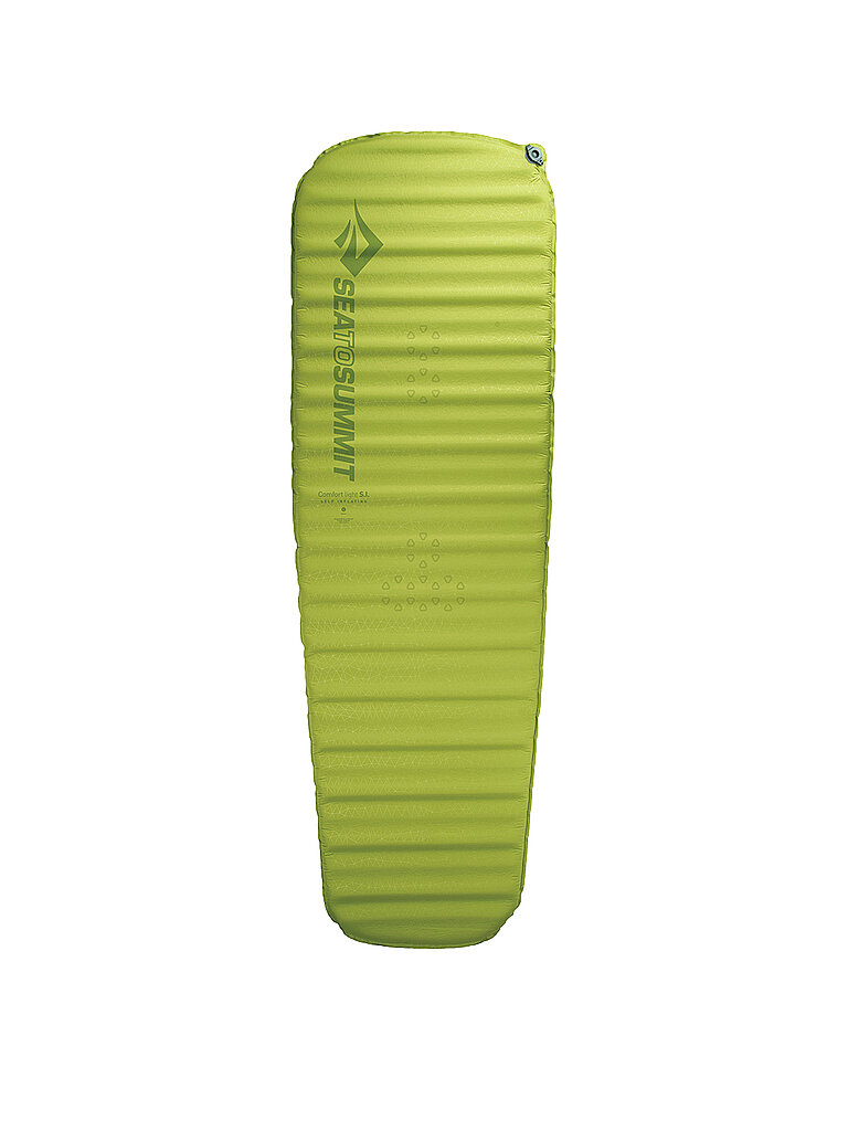 Sea to Summit - Comfort Light Self Inflating Isomatte Regular - rutschfeste Schlafmatte - Delta Core-Technologie - Packsack & Pillow Lock-System - 2,5 Jahreszeiten - Wandern - Green - 650g
