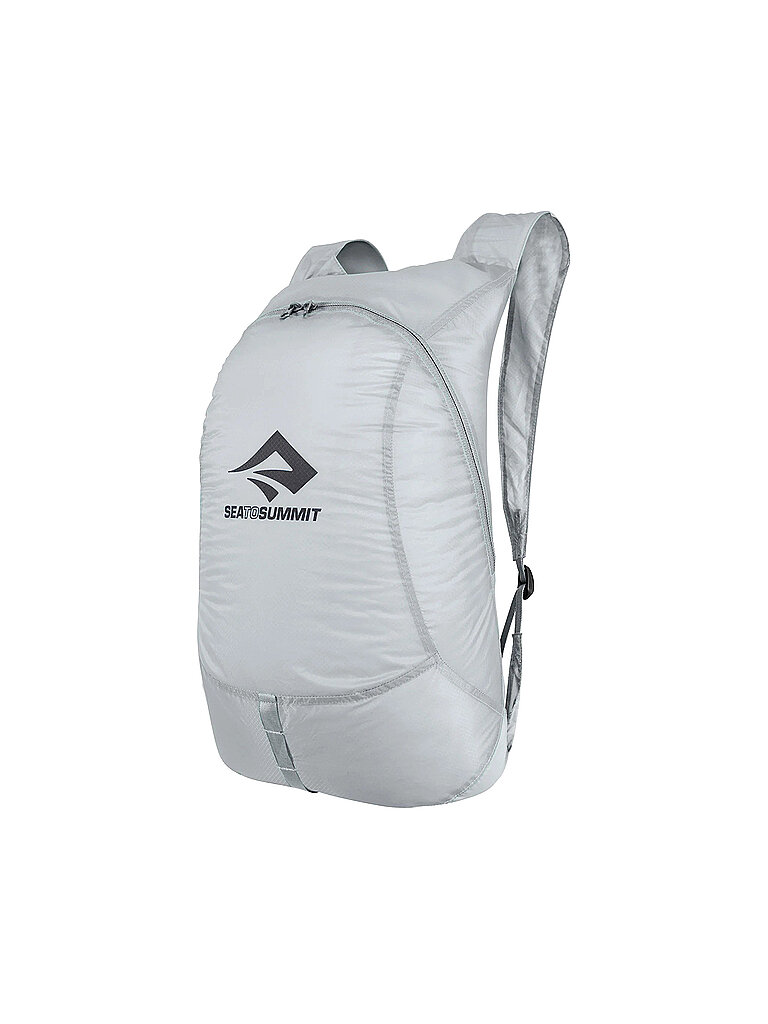 Sea to Summit - Ultra-Sil Tagesrucksack 20L - Wasserabweisender & Ultraleichter Rucksack - Cordura-Gewebe 30D - Eiergroßer Packsack - 2-Wege-Reißverschluss - Für Reisen - HighRise Grey - 72g