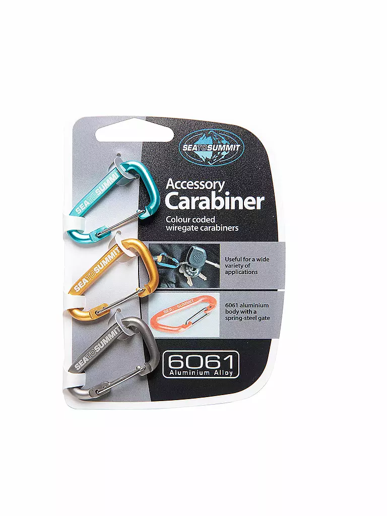 SEA TO SUMMIT | Accessory Carabiner 3er-Pack | keine Farbe