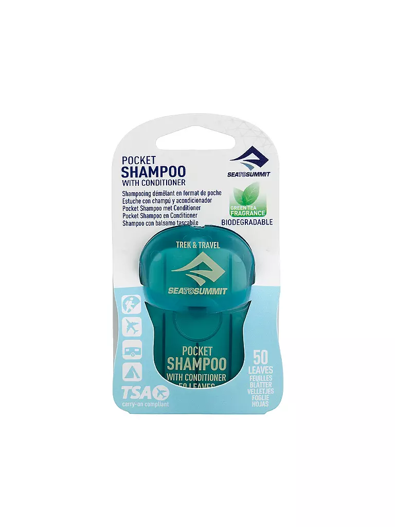 SEA TO SUMMIT | Trek & Travel Pocket Conditioning Shampoo 50 Blätter | keine Farbe