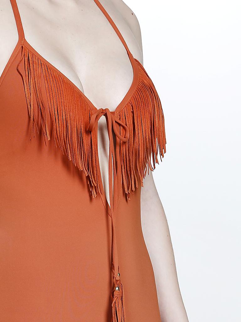 SEAFOLLY | Damen Badeanzug Coastal Fringe Deep „V“ Maillot | 