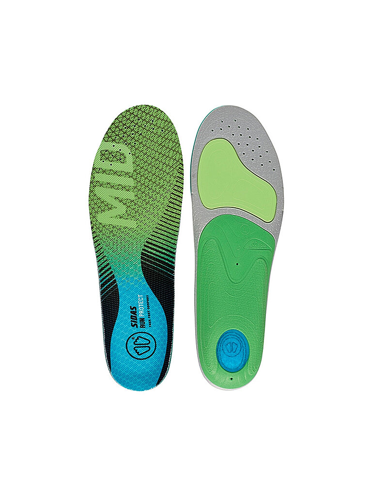 SIDAS Run 3Feet® Protect Mid Einlagen grün | 37/38