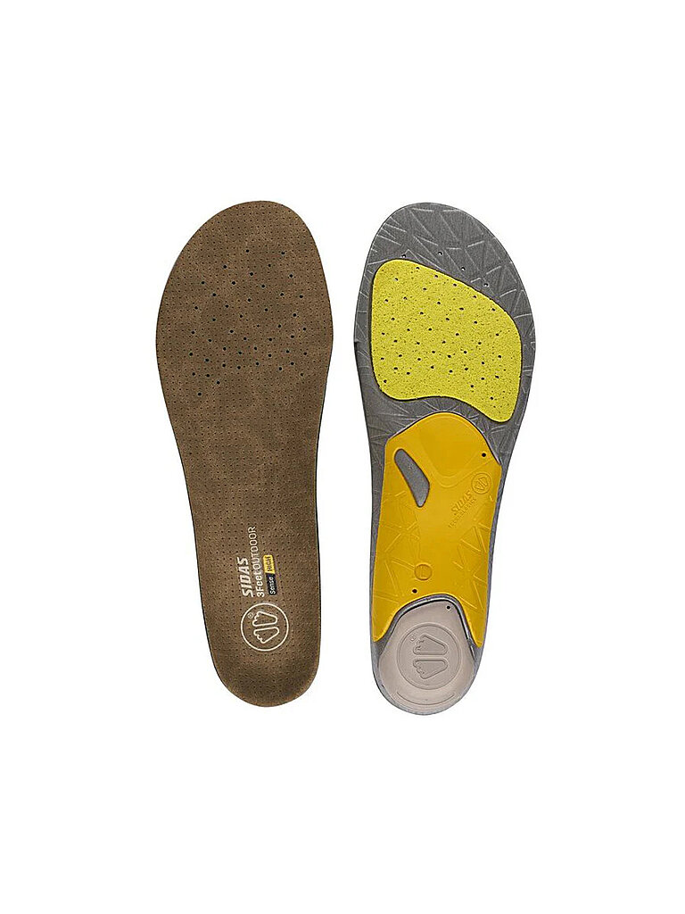 SIDAS Einlegesohlen fürs Wandern - 3Feet Outdoor High orange | 39-41