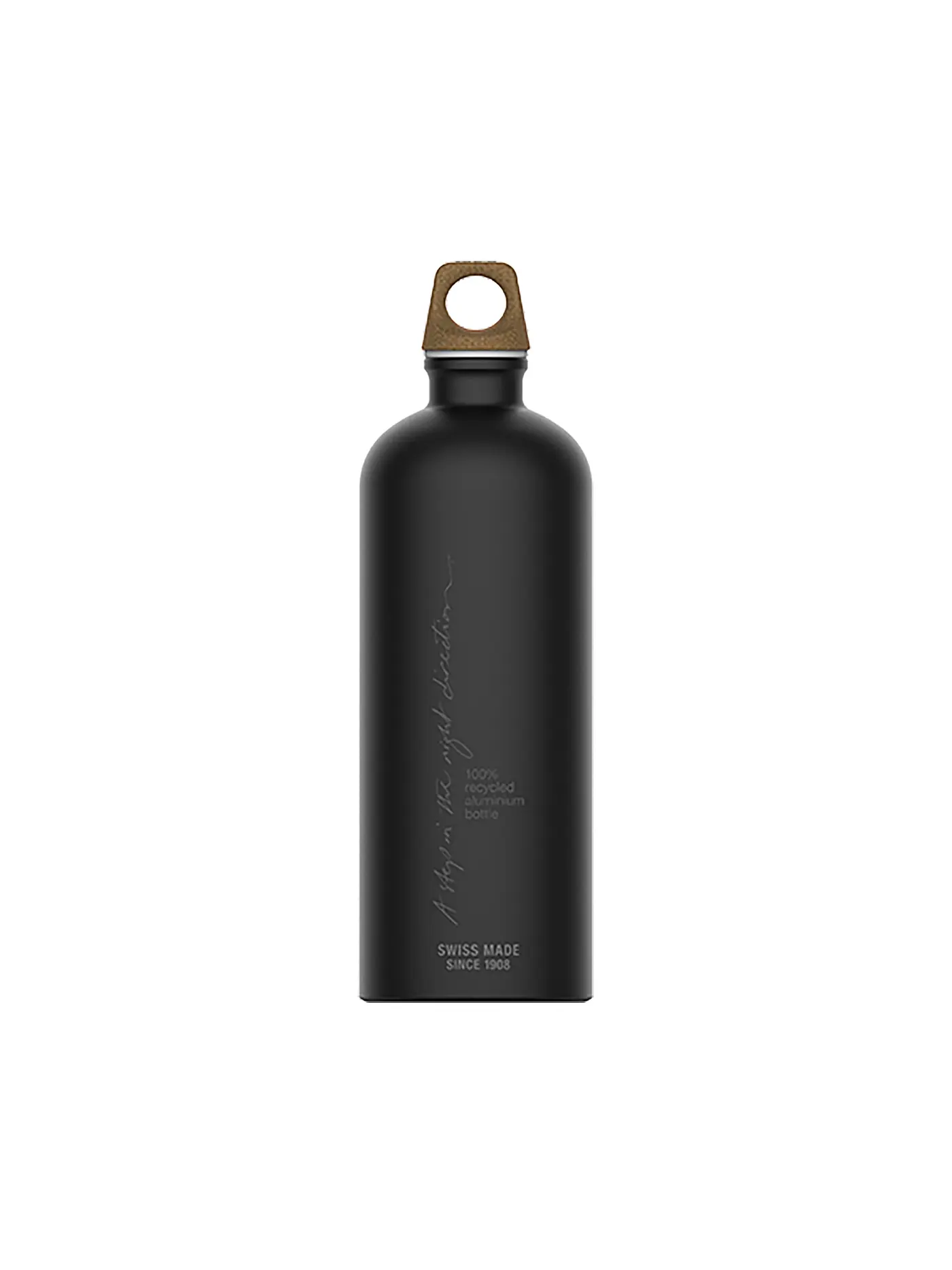 SIGG | Trinkflasche Traveller MyPlanet Direction Plain 1L | schwarz