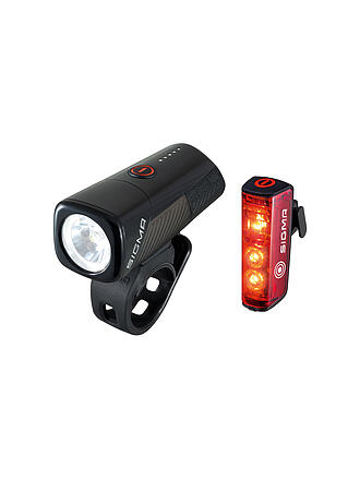 SIGMA | Fahrrad Akku Lichtset Buster 400 mit Blaze Flash Rücklicht