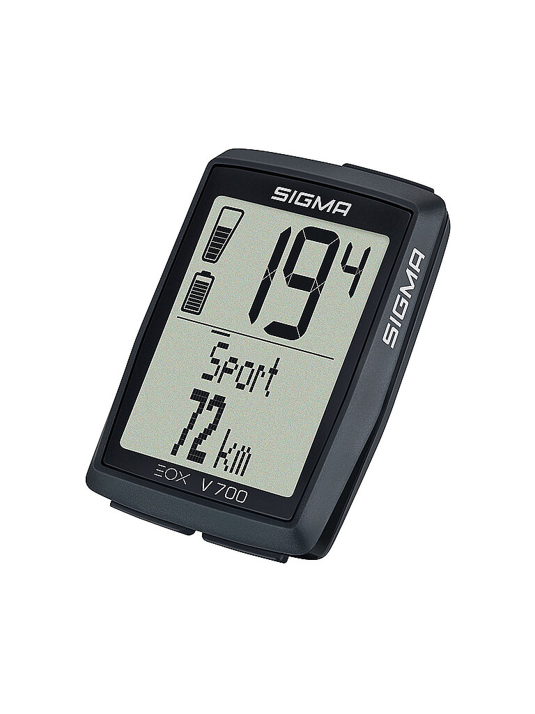 SIGMA E-Bike Computer EOX VIEW 700 Standard schwarz