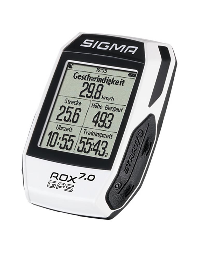 SIGMA | Fahrrad-Computer ROX GPS 7.0 Wireless | weiß