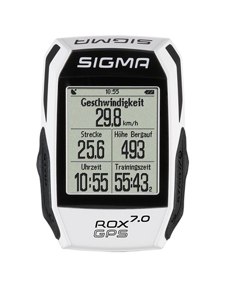 SIGMA | Fahrrad-Computer ROX GPS 7.0 Wireless | weiß