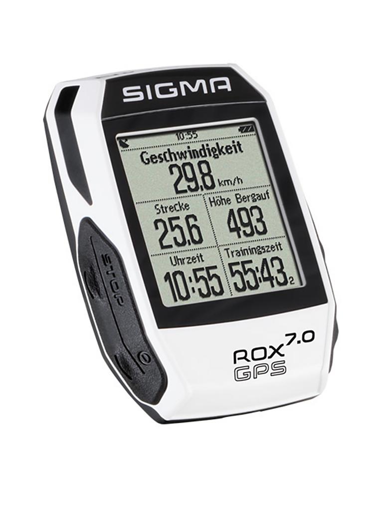 SIGMA | Fahrrad-Computer ROX GPS 7.0 Wireless | weiß