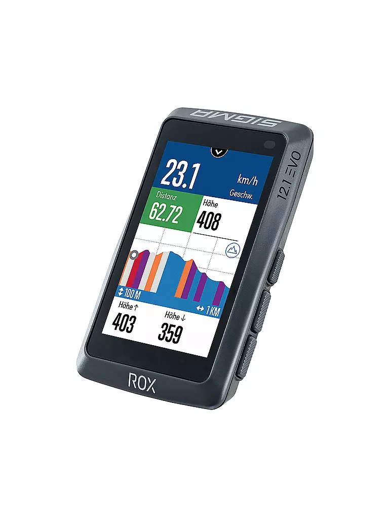 SIGMA | Fahrradcomputer Rox 12.1 Evo Basic | grau
