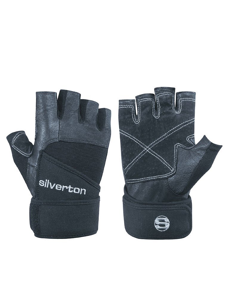 SILVERTON Fitnesshandschuhe Power schwarz | S