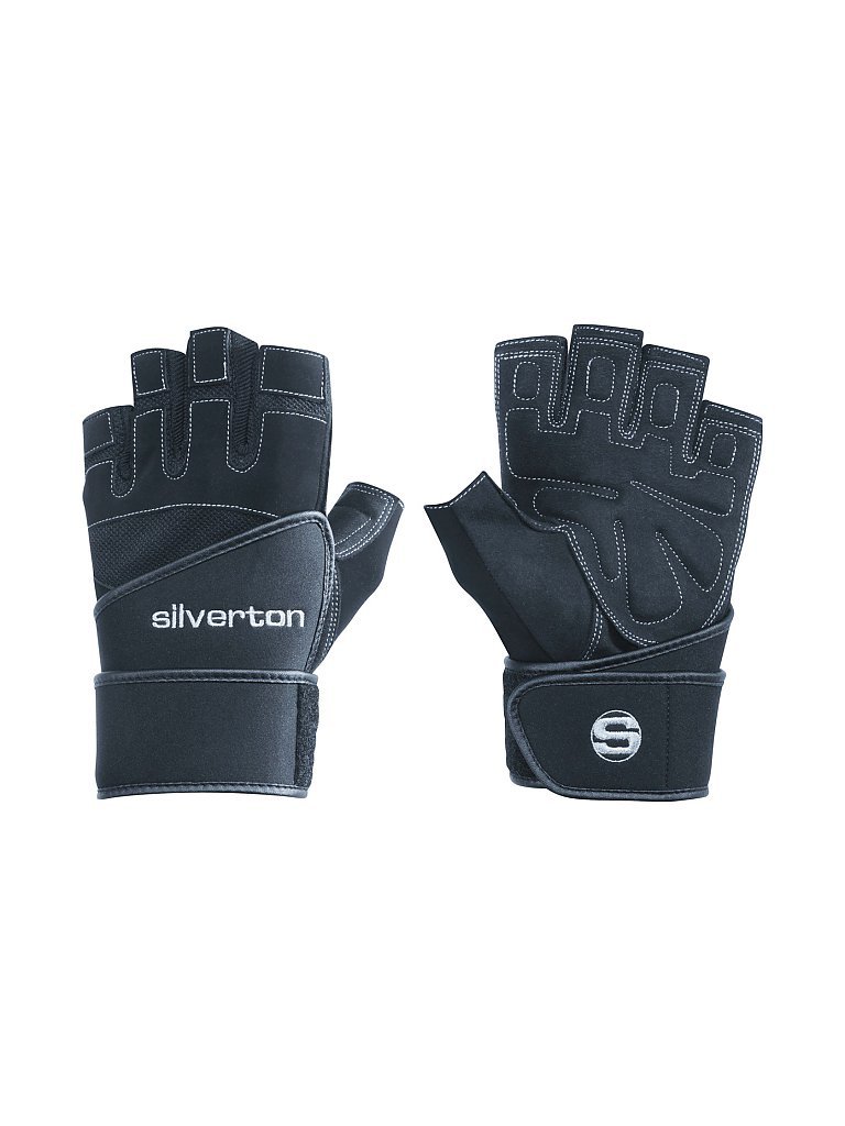 SILVERTON Fitnesshandschuh Power Plus schwarz | S