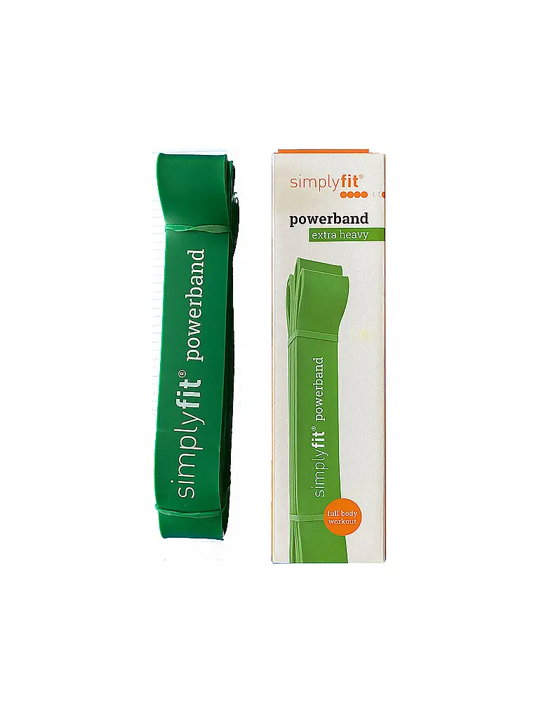 SIMPLY FIT | Trainingsband Power Band Grün Extra Stark | 