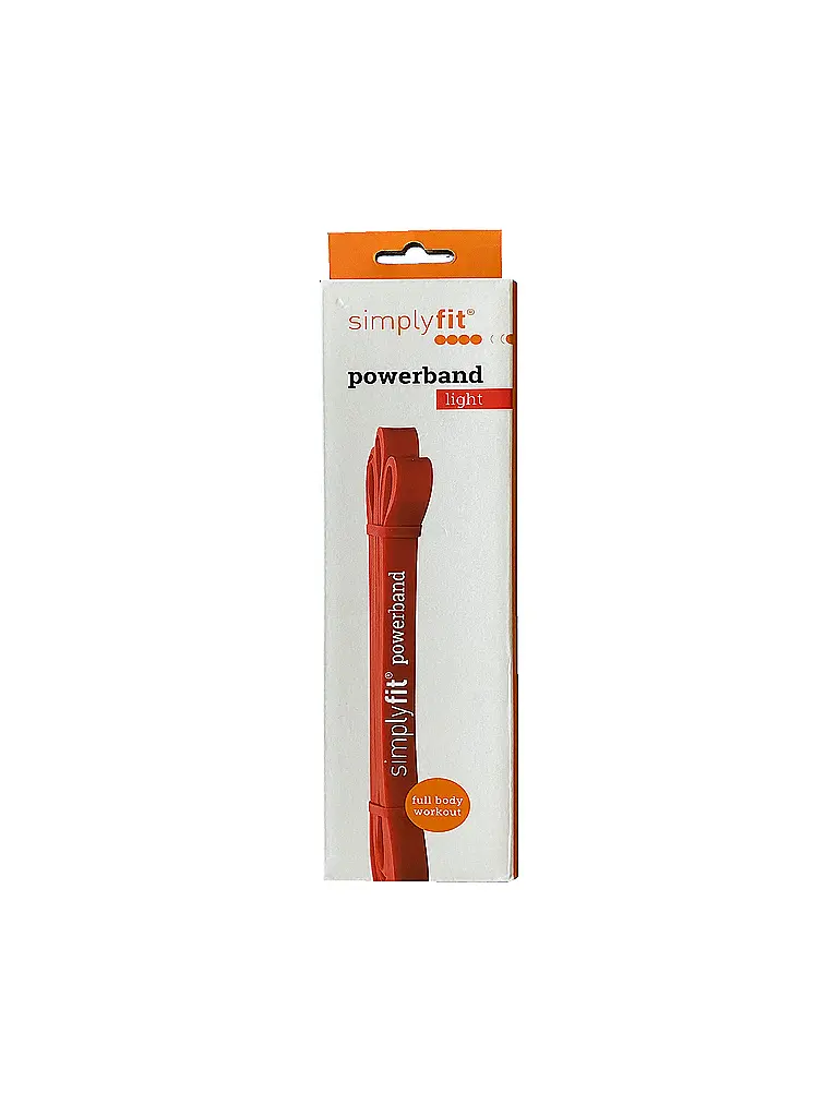 SIMPLY FIT | Trainingsband Power Band Rot Leicht | 