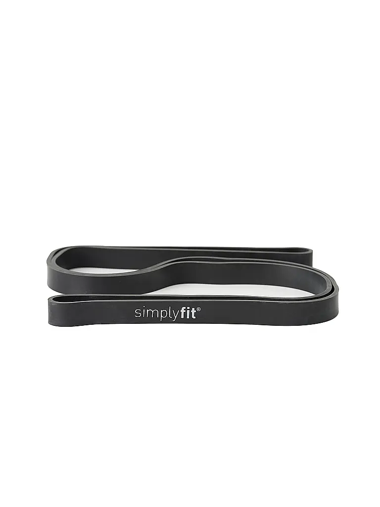 SIMPLY FIT | Trainingsband Power Band Schwarz Mittel | schwarz