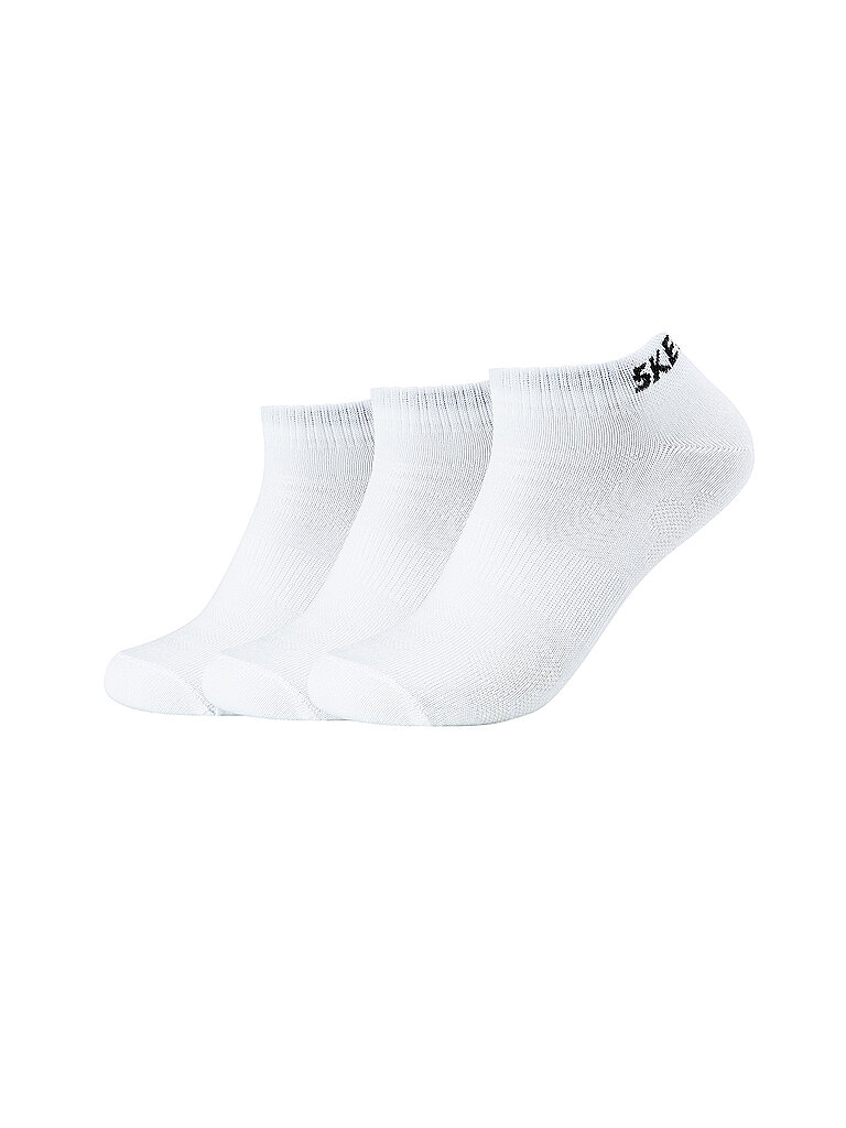 SKECHERS Sneakersocken Mesh Ventilation 3er Pkg. weiß | 35-38