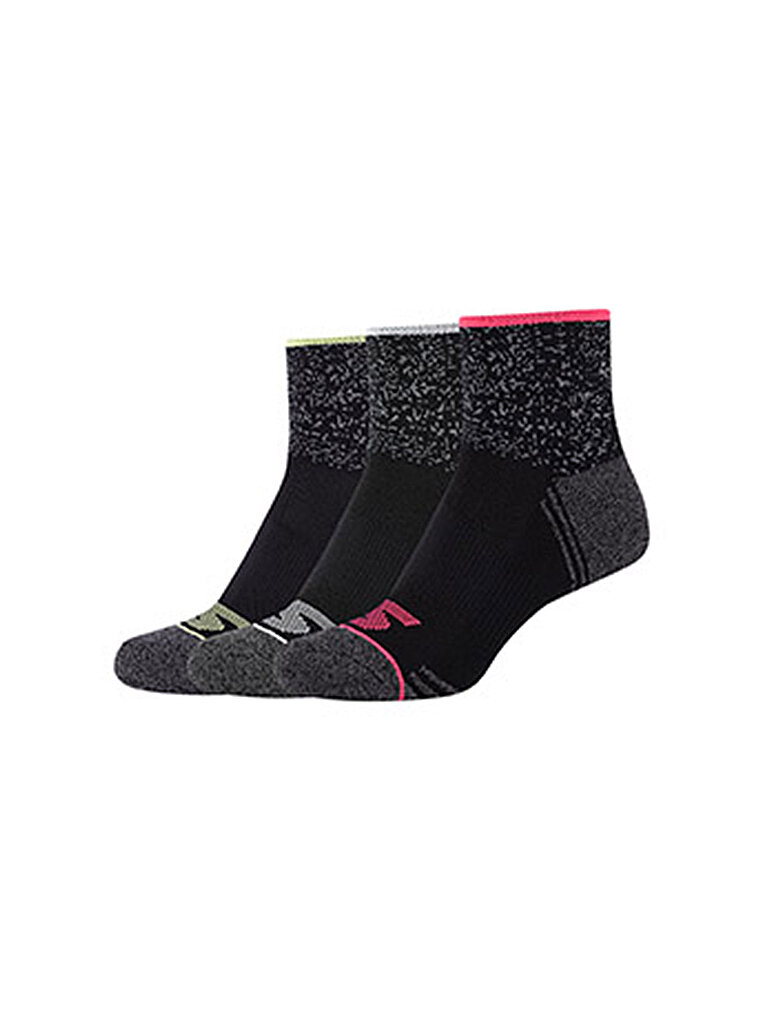 SKECHERS Damen Socken Quarter Perfomance schwarz
