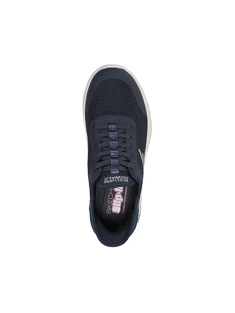 SKECHERS Damen Sneaker Slip-In Go Walk Flex dunkelblau | 36