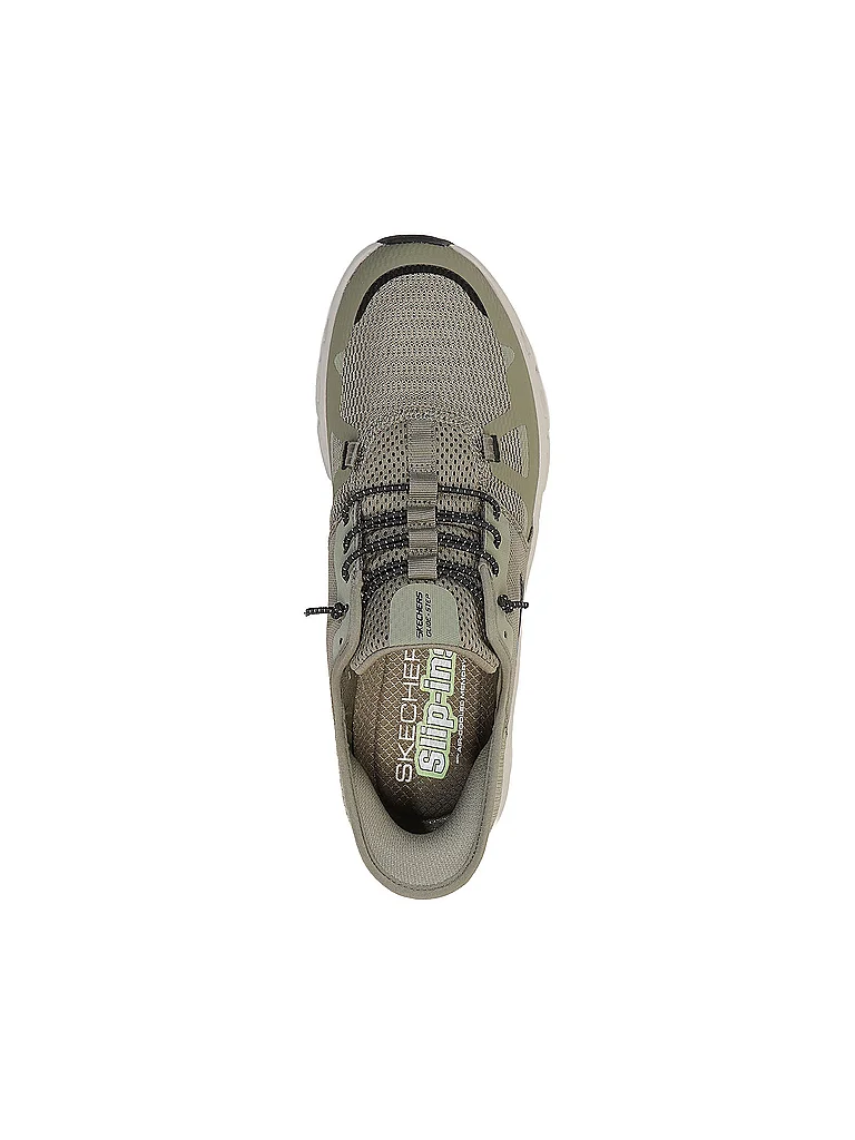 SKECHERS Herren Freizeitschuhe Slip-In Glide Step Pro olive | 43