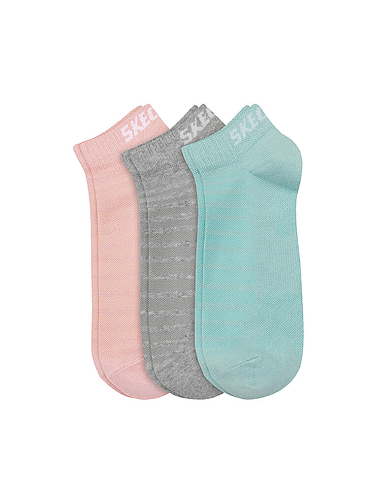 SKECHERS | Damen Sneaker Socken Mesh Ventilation 3er Pkg. | türkis