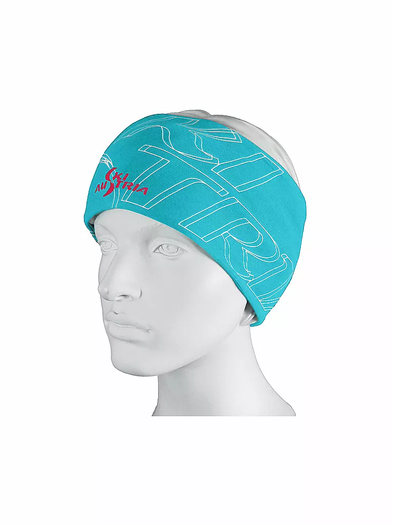 SKI AUSTRIA | Stirnband Headband Modal Classic | türkis