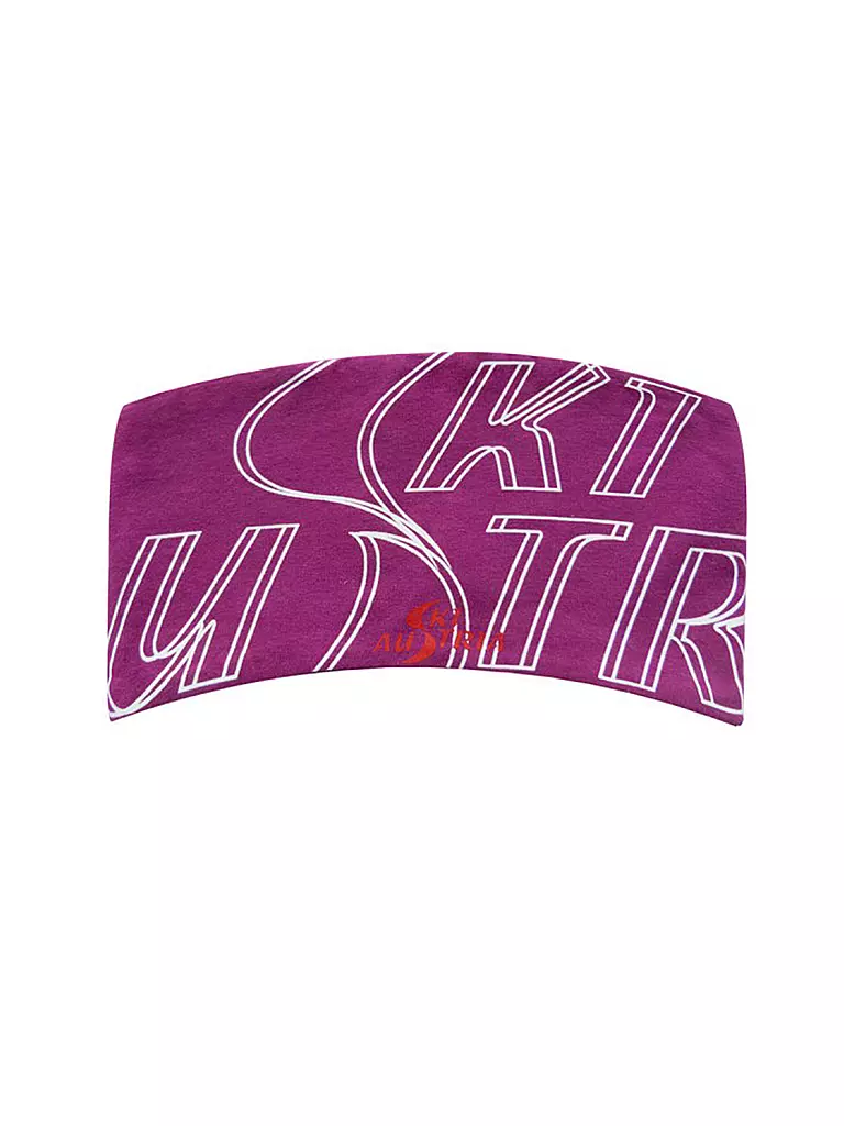 SKI AUSTRIA | Stirnband Headband Modal Classic | beere