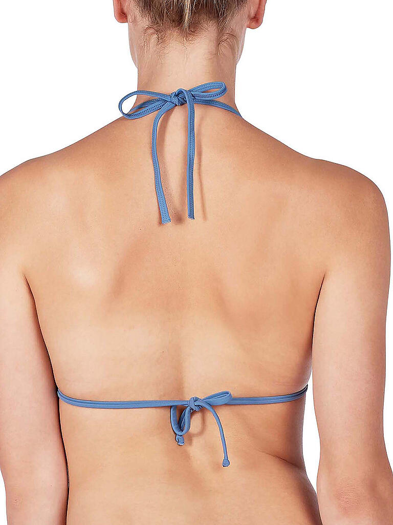 SKINY | Damen Bikinioberteil Triangel herausnehmbare Pads Wild Stripe | blau