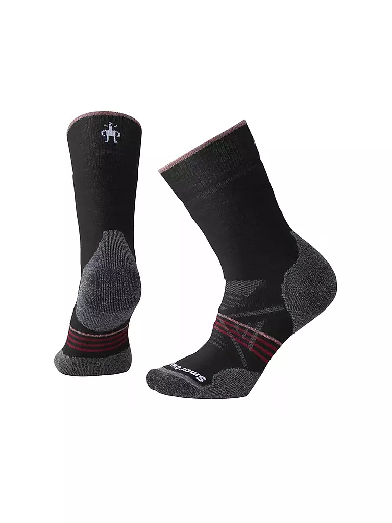 SMARTWOOL | Damen Wandersocken PhD Outdoor Medium Crew | schwarz