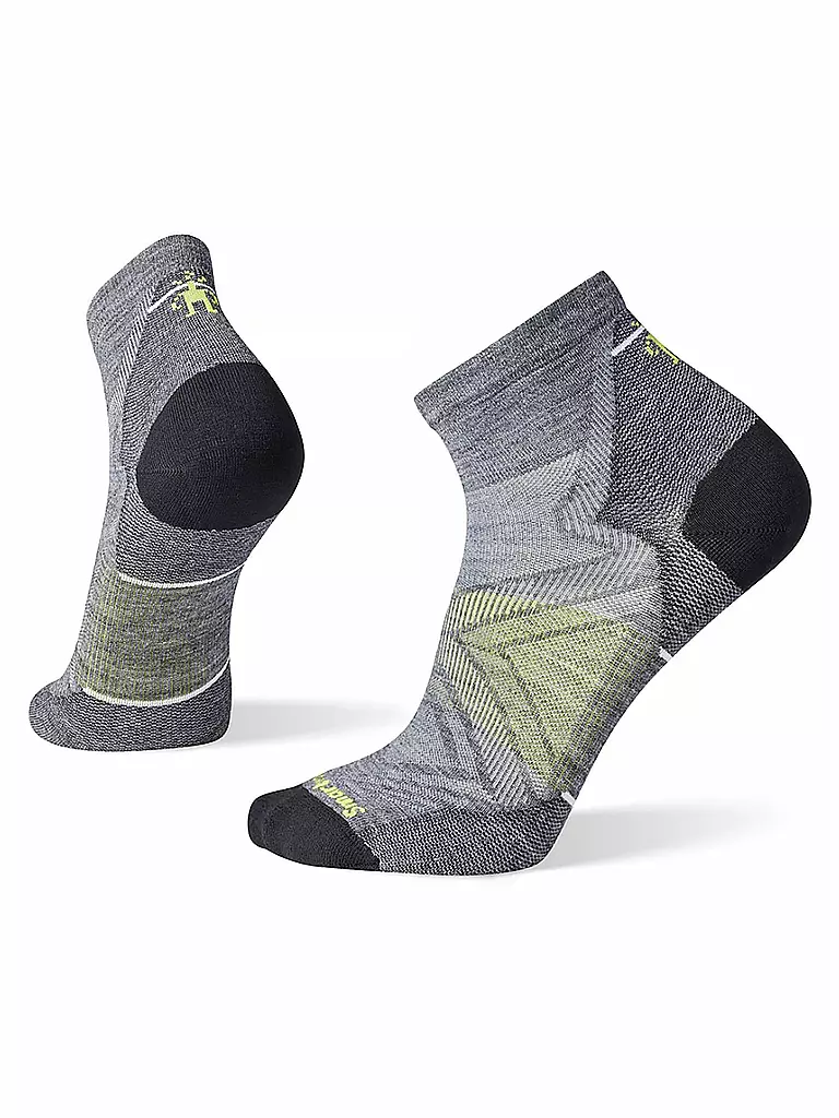 SMARTWOOL | Herren Wandersocken Run Zero Cushion Ankle Socks | grau