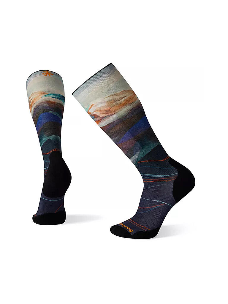 SMARTWOOL Skisocken Ski Targeted Cushion Print OTC Socks blau