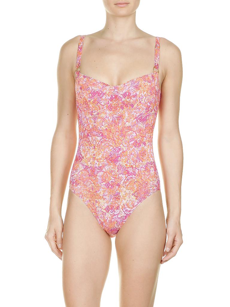SOLAR | Damen Badeanzug Tan Thru | orange