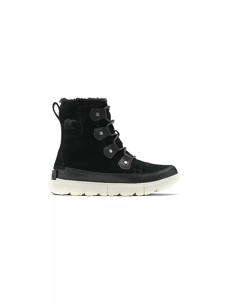 SOREL | Damen Schneestiefel Explorer II Joan Faux Fur WP | schwarz