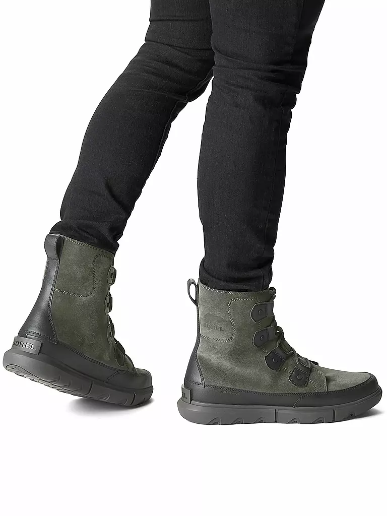 SOREL | Herren Schneestiefel Explorer WP | schwarz