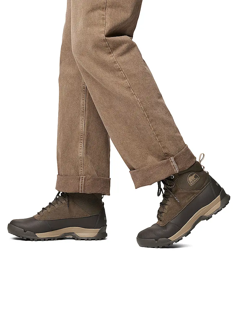 SOREL | Herren Winterschuhe Buxton Lite Lace Plus WP | braun