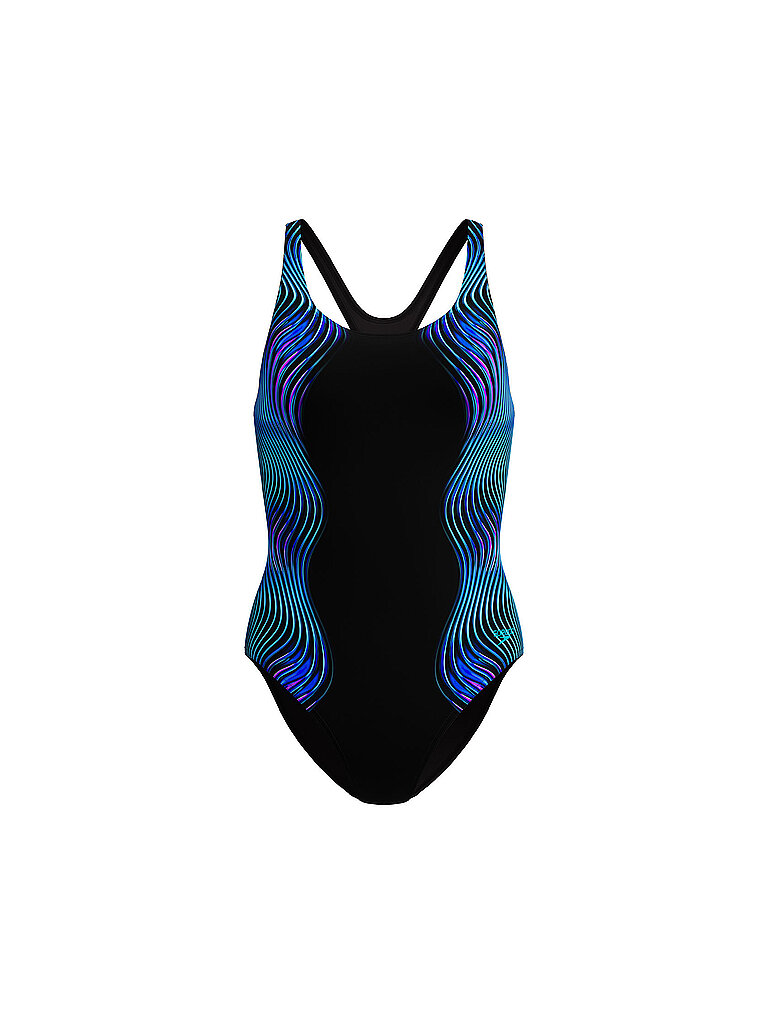 SPEEDO Damen Badeanzug Print Medalist grau | 36