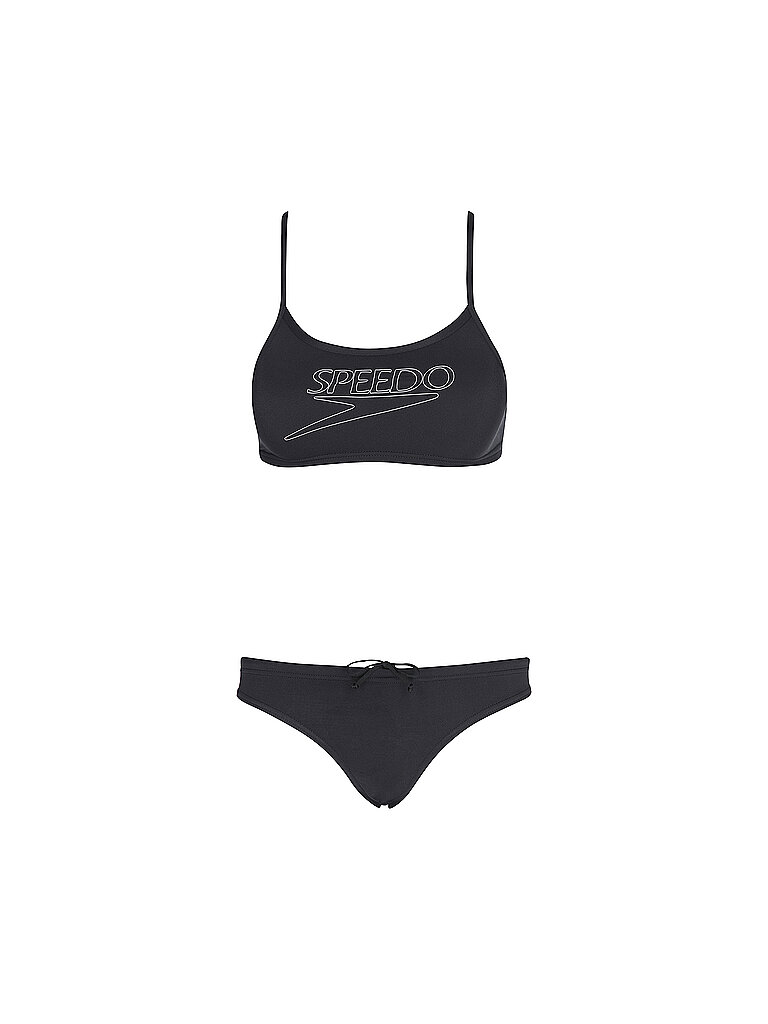 SPEEDO Damen Bikini Endurance Logo grau | 36