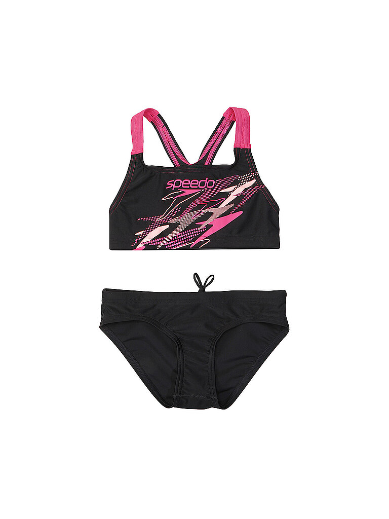 SPEEDO Mädchen Bikini Medley Logo grau | 128