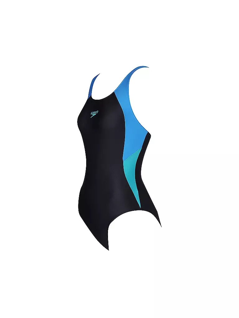 SPEEDO | Damen Badeanzug Colorblock | dunkelblau