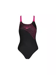 SPEEDO | Damen Badeanzug Medley Logo | schwarz