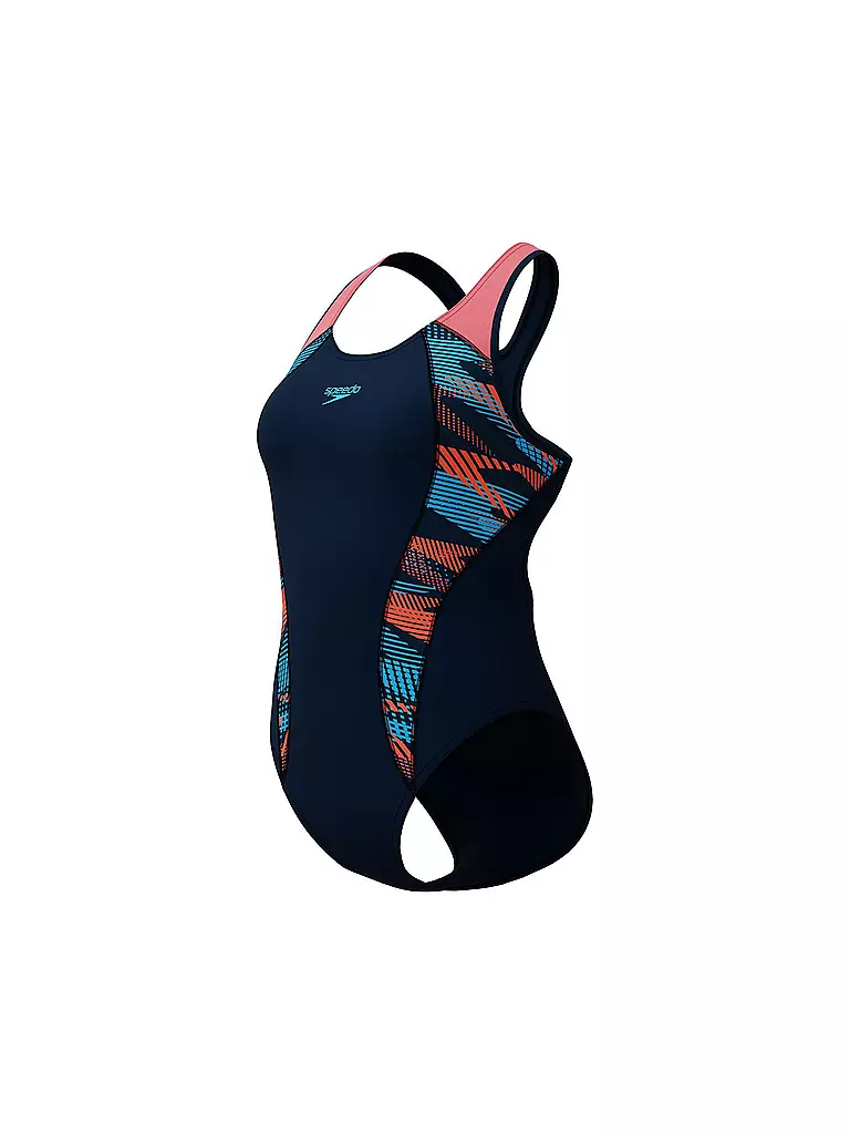 SPEEDO | Damen Badeanzug Placement Laneback | dunkelblau