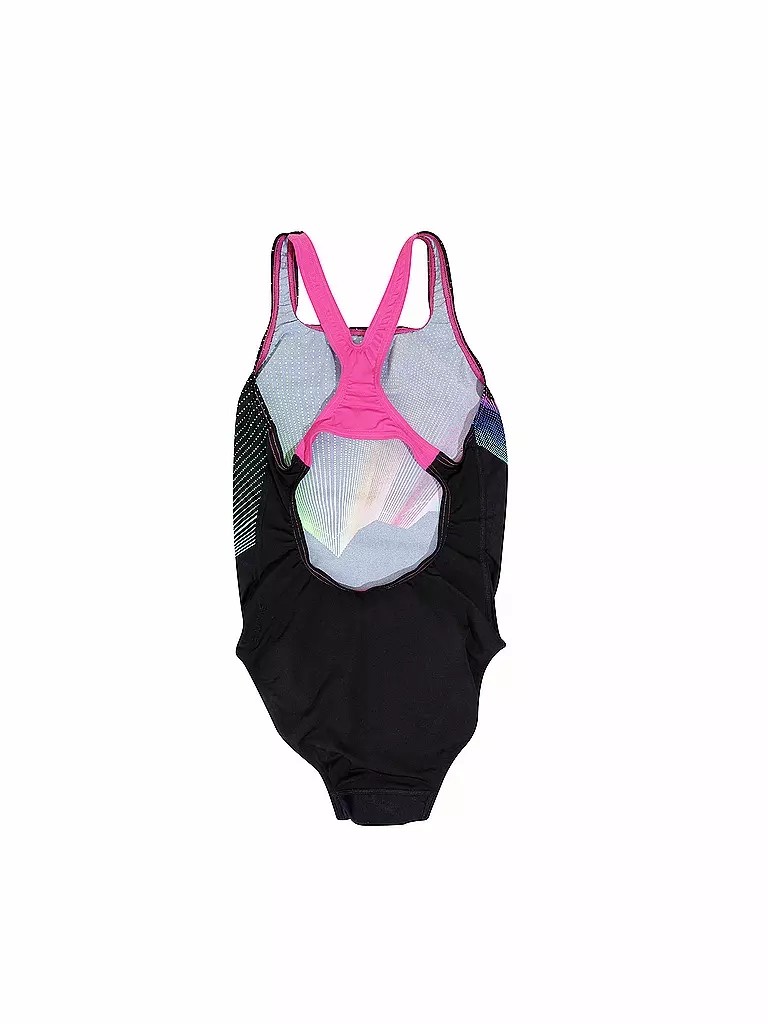 SPEEDO | Damen Badeanzug Printed Medalist | schwarz