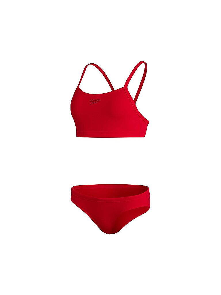 SPEEDO | Damen Bikini Essential Endurance+ Thinstrap | rot