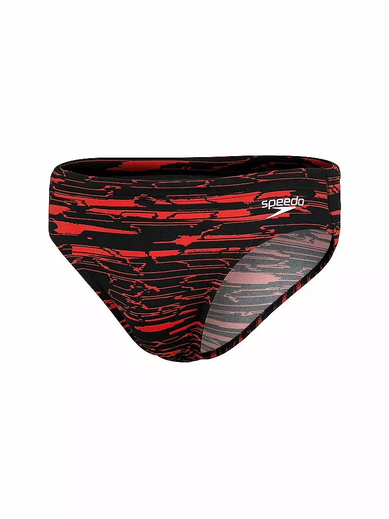 Bañador Speedo Allover Brief 7cm Hombre - Resistente Al Cloro, Secado Rápido, Cintura Con Cordón